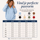 Casual effen trui met capuchon en V-hals voor dames