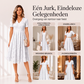 Elegante V-hals kanten jurk voor dames
