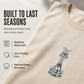 T-shirt met ronde hals en schaakprint voor heren
