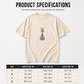 T-shirt met ronde hals en schaakprint voor heren