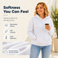 Unisex minimalistisch sweatshirt met capuchon en print