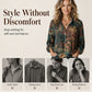 Vintage casual shirt met print voor dames