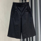 Dames hoge taille bermudabroek met knoopdetail