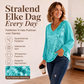 Elegante V-hals top met pailletten voor dames