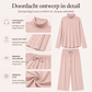 Dames coltrui en wijde pijpen broek set