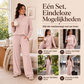 Dames coltrui en wijde pijpen broek set