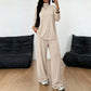 Dames coltrui en wijde pijpen broek set