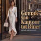 Elegante satijnen midi-jurk voor dames