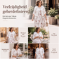 Dames set van maxi-jurk met bloemenprint en kort jasje