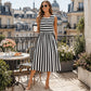 Elegante mouwloze maxi-jurk voor dames