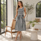 Elegante mouwloze maxi-jurk voor dames