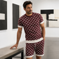 Casual set van 2 stuks voor heren: top en korte broek