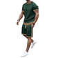 Casual set van 2 stuks voor heren: top en korte broek