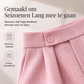Elegante hooggetailleerde wijde pijpen broek voor dames