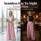 Women's High-Waist Pleated Wide-Leg Pants