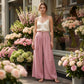 Women's High-Waist Pleated Wide-Leg Pants