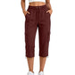 Casuele capri-cargobroek voor dames