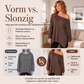 Off-shoulder top voor dames met splitzoom