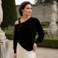 Losvallende off-shoulder pullover voor dames