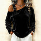 Losvallende off-shoulder pullover voor dames