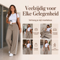 Wijde broek met trekkoord voor dames