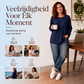 Dames patchwork top met ronde hals en textuur