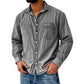 👕Herenshirt van retro gewassen denim