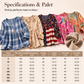 Losvallende casual blouse met V-hals voor dames