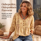 Losvallende casual blouse met V-hals voor dames