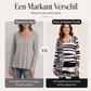 T-shirt voor dames met losse digitale print, ronde hals, korte mouwen en casual top