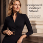 Chique jurk met tailleaccentuering
