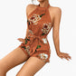Jumpsuit met halternek en bloemenprint voor dames
