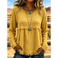 Vintage casual top met franjes en kwastjes voor dames