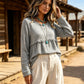 Vintage casual top met franjes en kwastjes voor dames