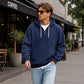 Heren-sweatshirt met capuchon en kwartrits