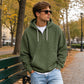 Heren-sweatshirt met capuchon en kwartrits