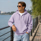 Heren-sweatshirt met capuchon en kwartrits