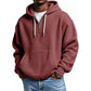 Heren-sweatshirt met capuchon en kwartrits