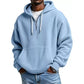 Heren-sweatshirt met capuchon en kwartrits