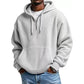 Heren-sweatshirt met capuchon en kwartrits