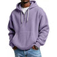 Heren-sweatshirt met capuchon en kwartrits