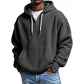 Heren-sweatshirt met capuchon en kwartrits