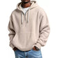 Heren-sweatshirt met capuchon en kwartrits
