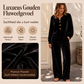 Dames vrijetijdsfluweel 2-delige loungewear set