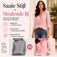 Elegante damesblouse met V-hals en ruches