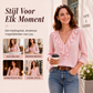 Elegante damesblouse met V-hals en ruches