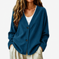 Dames V-hals corduroy gebreid vest