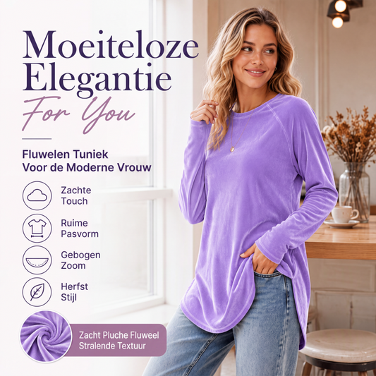 Casual losvallende top met ronde hals voor dames