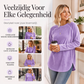 Casual losvallende top met ronde hals voor dames
