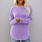 Casual losvallende top met ronde hals voor dames